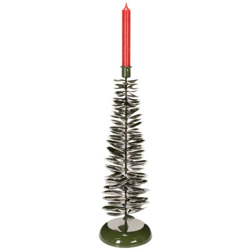 Lysestake i juletredesign,