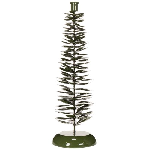 Lysestake i juletredesign,