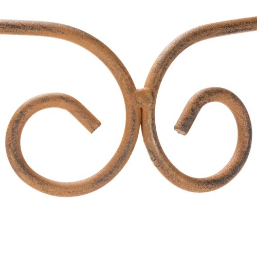 gjenstander Espalier, klatrehjelpemiddel, buet dekorativt element for blomsterbed og plantepotter, 75 cm