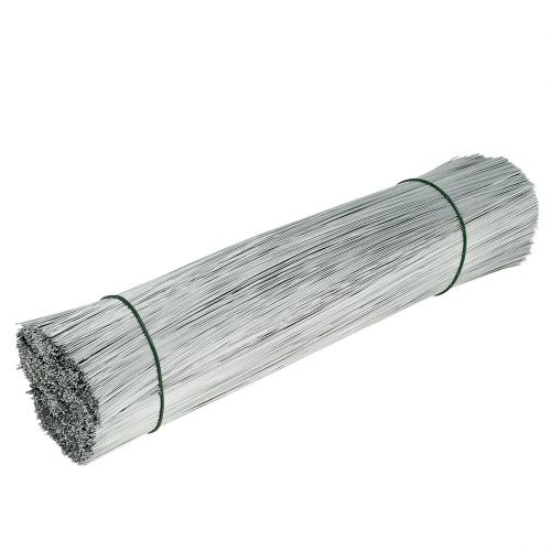 Pinnetråd, sølvtråd galvanisert Ø0,4mm L180mm 1kg