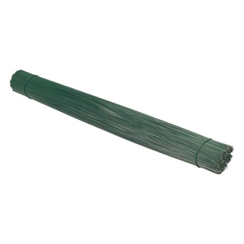 Floristik24 Gerbera wire plug-in wire blomstergrønn 0,6/300mm 1kg