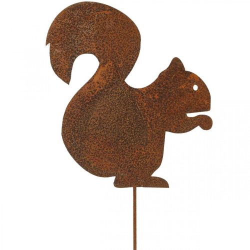 gjenstander Hageplugg ekorn patina dekorativ plugg 20cm
