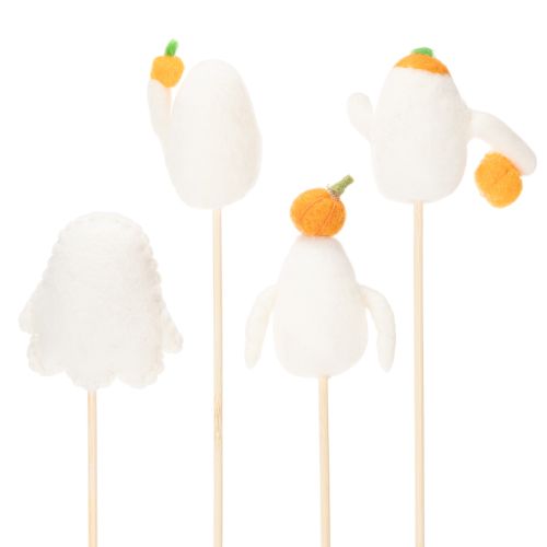 Spøkelsesfigurer på trepinner, Halloween-dekorasjon, 54 cm, 8 deler | Floristik24.no
