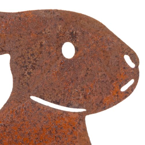 gjenstander Hagekanin til påskedekorasjon med rusten finish i landlig stil 60 cm 4 stk