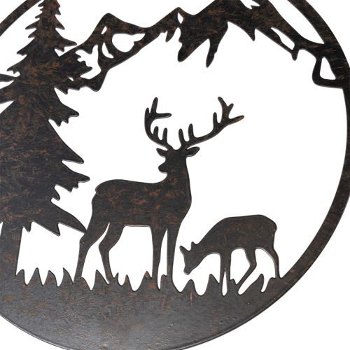 Dekorativ stake, skogsdyr,