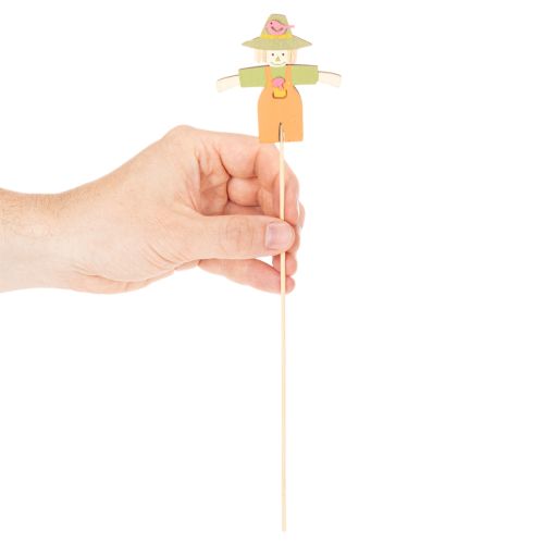Tredekorasjoner av fugleskremsel, assorterte farger, 30 cm, 12 deler | Floristik24.no