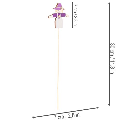 Tredekorasjoner av fugleskremsel, assorterte farger, 30 cm, 12 deler | Floristik24.no