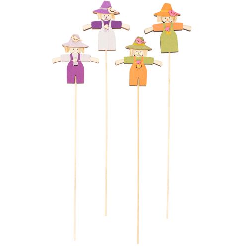 Tredekorasjoner av fugleskremsel, assorterte farger, 30 cm, 12 deler | Floristik24.no