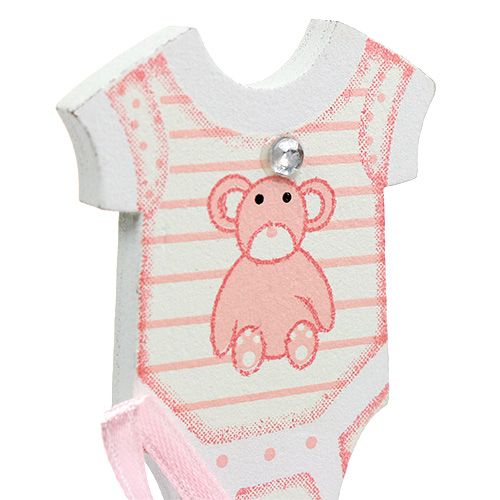 Floristik24 Fødselsplugg 5,5cm L25,5cm blå, rosa 24 stk