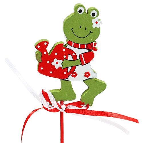 Floristik24 Plug frosk 7cm assortert 12stk