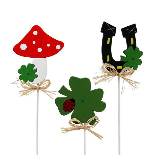 Floristik24 Plugg med flaks symbol 6,5-8 cm 12stk