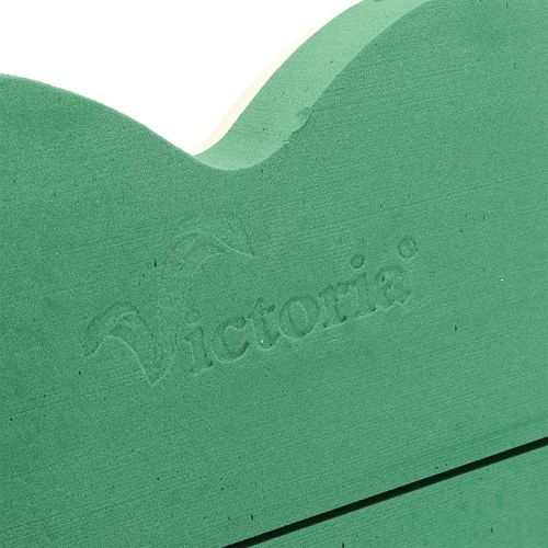 gjenstander Blomsterskumhjerte stort vått blomsterskum grønt 48 cm 2 stk