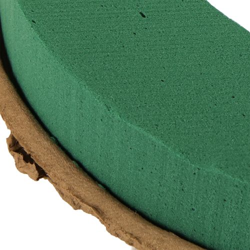 gjenstander Blomsterkrans av vått blomsterskum på papp Ø30cm 2 stk