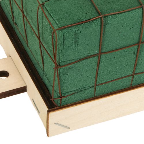 gjenstander Blomsterskumkloss Florette Eco med treverk 10×10 cm