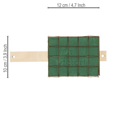 gjenstander Blomsterskum mursteinsbase i tre Florette Eco 12×10 cm