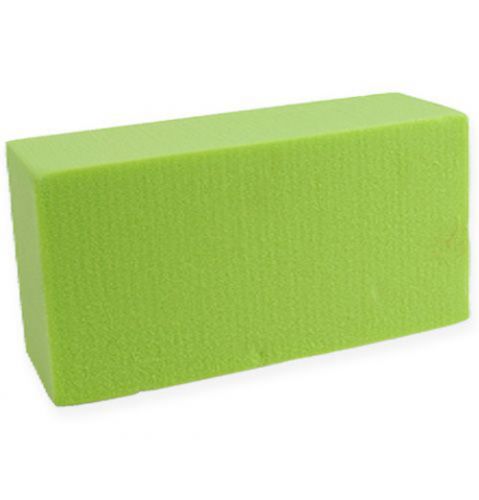 Floristik24 Floral Foam Bricks Rainbow Lime Green 4stk