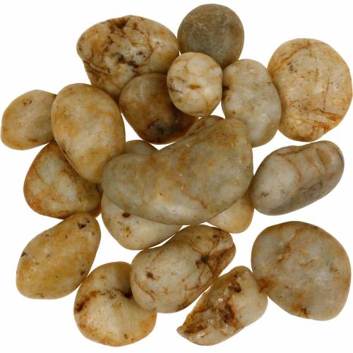 River Pebbles naturlig krem 3-5cm 1kg