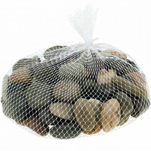 Floristik24 River Pebbles Naturlig Lys og Mørk 2-3cm 1kg