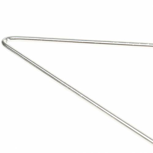 Floristik24 Deco stjerne sølv 40cm 4stk