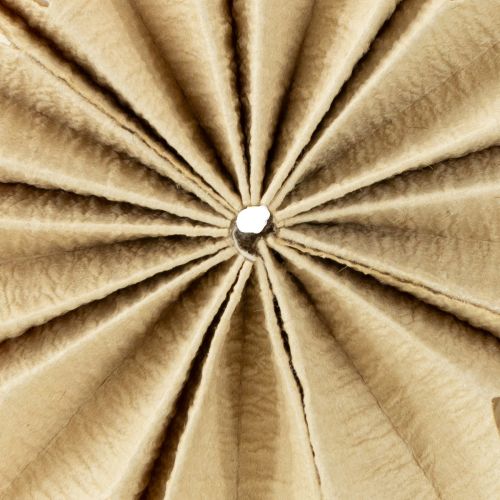 gjenstander Papirstjerner med jutehylse til festlig dekorasjon