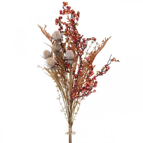 gjenstander Kunstige planter høstdekorasjon tistler bær bregner 65cm haug
