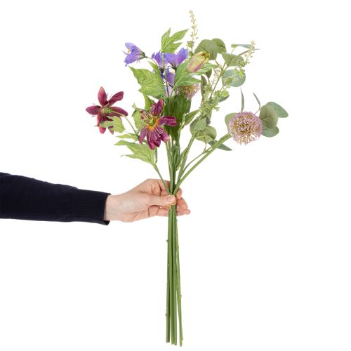 gjenstander Kunstig blomsterbukett med fargerike blomster, kunstferdig arrangert for stilig dekorasjon, 60 cm