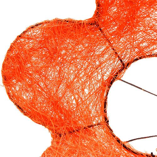 gjenstander Sisal blomstermansjett oransje Ø20cm 10stk