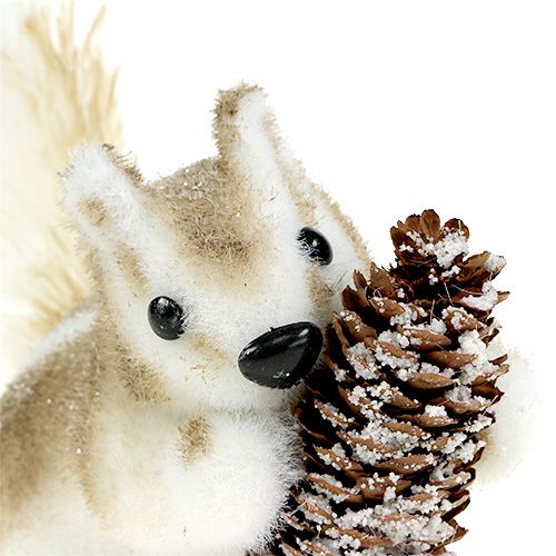 Floristik24 Jordegern brun med kjegler 21x14cm