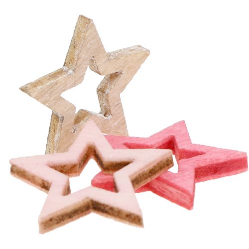 gjenstander Deco stjernetre for å spre rosa, rosa, natur 2cm 144stk