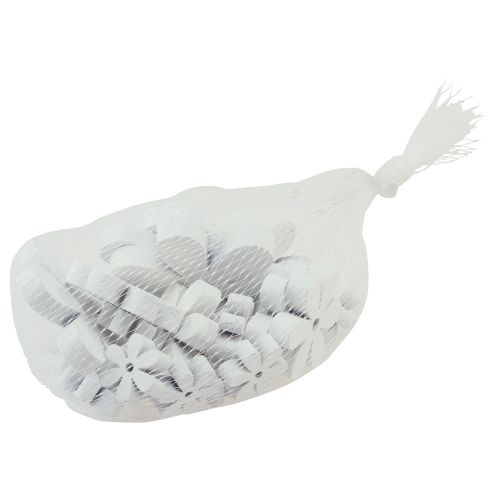 gjenstander Strødekor trebordsdekor hvite blomster Ø2cm–6cm 20 stk