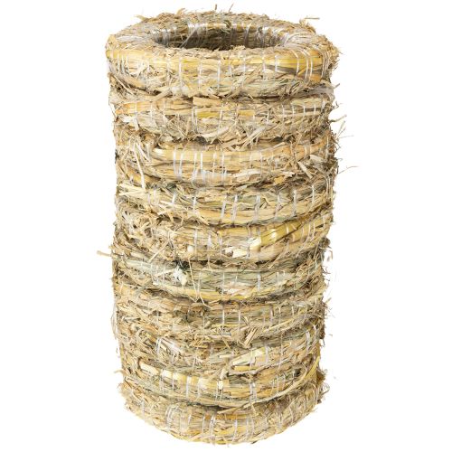 gjenstander Emne til håndverk av sugerørringer til DIY-dekorasjoner og blomsterdekorasjoner