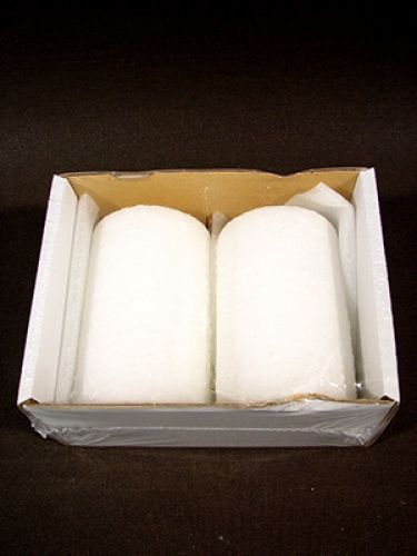 Floristik24 Frostet hvitt pilarelys med en grov overflate