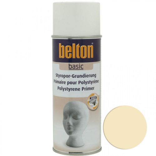 Belton basic styrofoam primer spesialspray beige 400ml