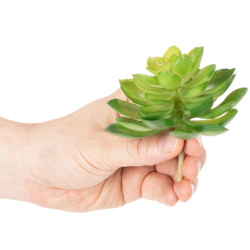 gjenstander Kunstig sukkulent, grønn, til dekorasjon i bolle eller vase, 10 cm, 4 stk.