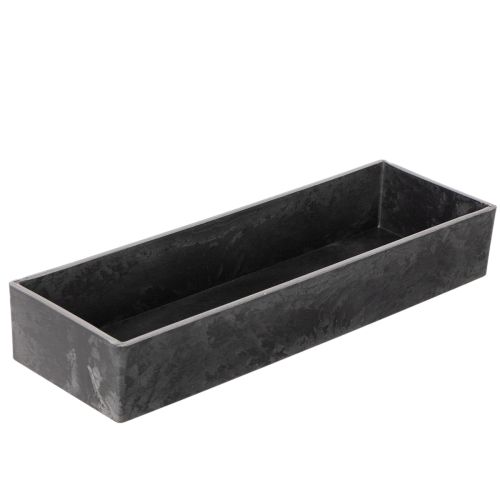 Rektangulært brett med håndtak, dekorativt brett til bord, 32 cm