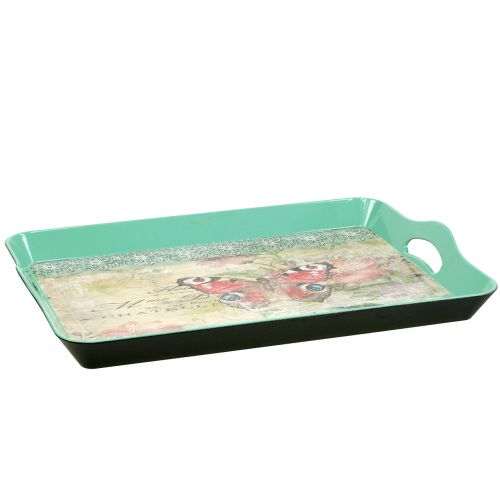 Brett vintage sommerfugl 44x30cm