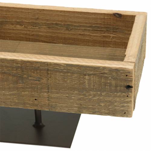 Floristik24 Dekorativt brettved ved foten 40cm