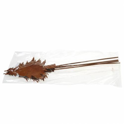 Floristik24 Hage stake gran patina metall H46cm 4stk