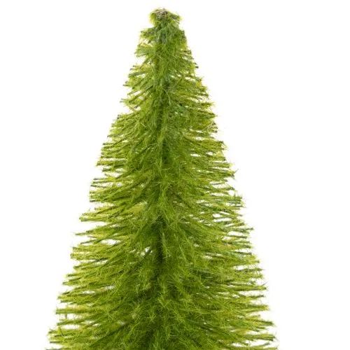 Kunstig juletre med trebase, liten, 16 cm, 6 stk. | Floristik24.no
