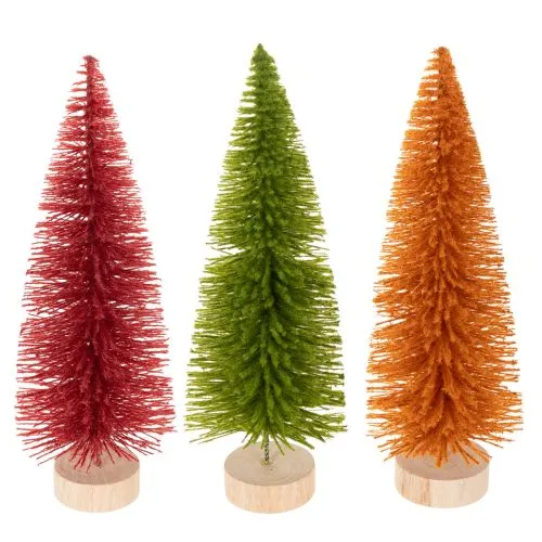 Kunstig juletre, dekorativt tre til borddekorasjon, 31 cm, 3 stk.