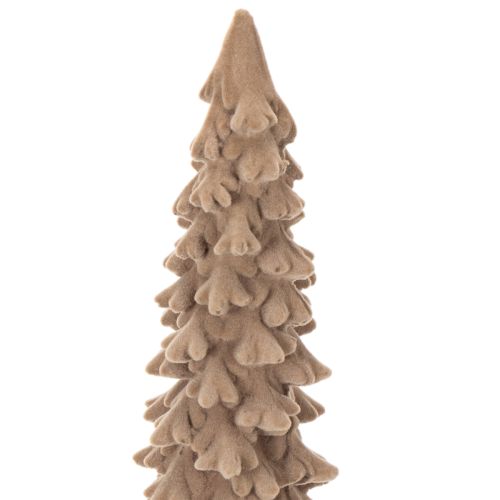 Dekorativt juletre med flokker
