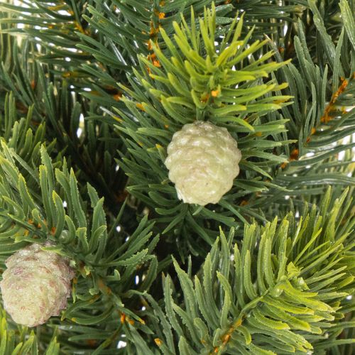 Kunstig juletre i jutepose, liten borddekorasjon, mini juletre, 38 cm | Floristik24.no