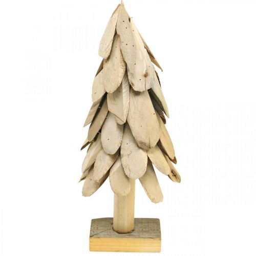 Deco juletre tre rustikk tre dekorasjon jul H40cm