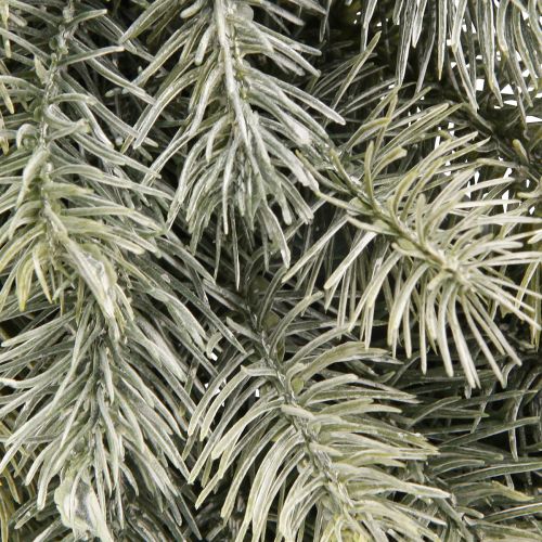 Floristik24 Grankrans iset dekorativ krans grangrønn kunstig Ø40cm