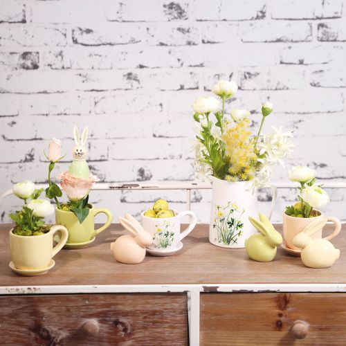 gjenstander Kaffekopp, dekorativ borddekorasjon for et stilig romdesign med planter, 11 cm, 3 stk.