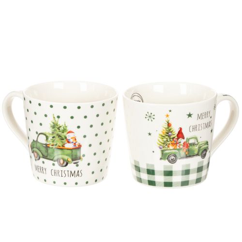 Kaffekrus Merry Christmas julemotiv keramisk krus 10 cm 2 stk kjøpe | Floristik24.no