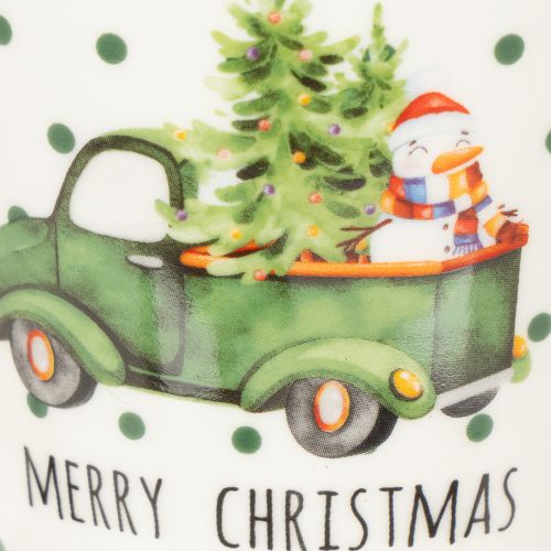 Kaffekrus Merry Christmas julemotiv keramisk krus 10 cm 2 stk | Floristik24.no