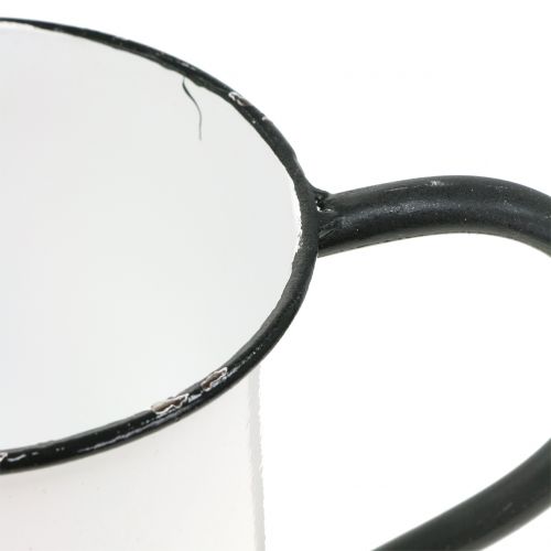 Floristik24 Plantekopp laget av metall vintage H13,5cm Ø15cm