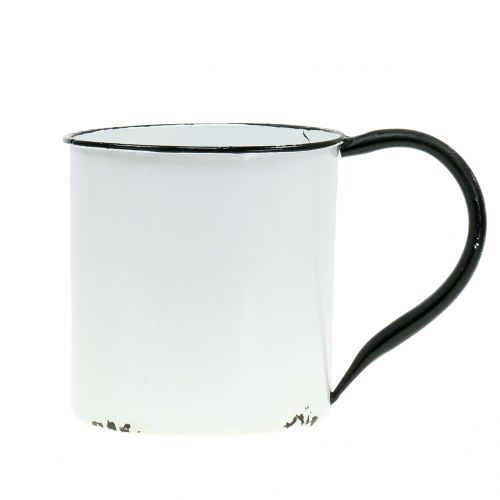 Floristik24 Plantekopp laget av metall vintage H13,5cm Ø15cm