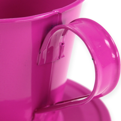 Floristik24 Dekorativ kopp med tallerkenassort. Ø12cm H10cm 8stk.